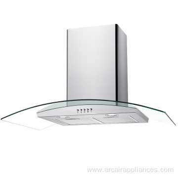 Curved glass Cooker Hood 502 60/90cm